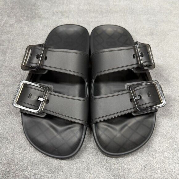 Balenciaga Double Buckle Black Sandals - Picture 1 of 7